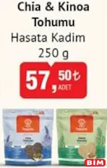 HASATA KADİM CHİA&KİNOA TOHUMU 250 G fiyat ve kampanya bilgisi